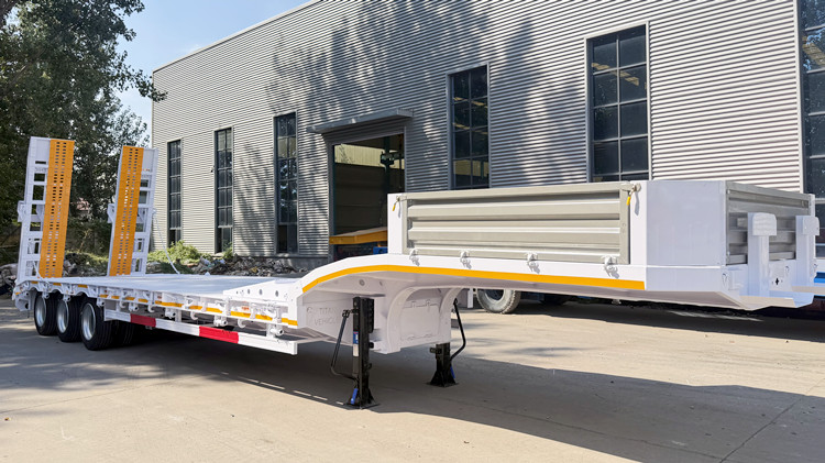 2026 new type full-width gooseneck lowbed trailer