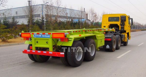 How to operate a container chassis trailer? -Solve brake failure