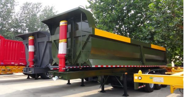 Tri Axle End Dump Trailer for Sale in Mauritius