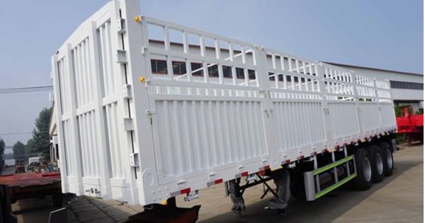 Tri Axle Fence Truck Trailer for Sale in Sudan