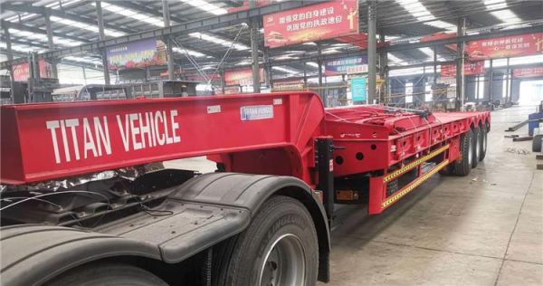 How does a low bed trailer work? 60T Low loader trailer for Sale in Zambia