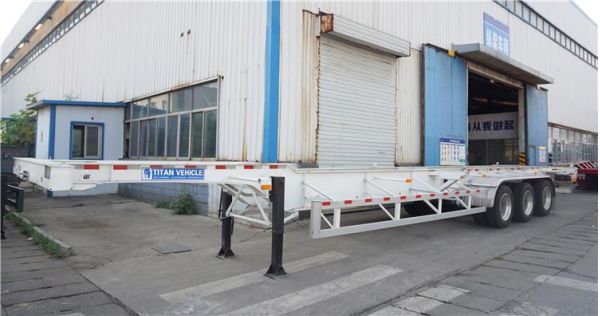 3 Axle 40ft Container Skeletal Trailer for Sale - What is a chassis trailer?