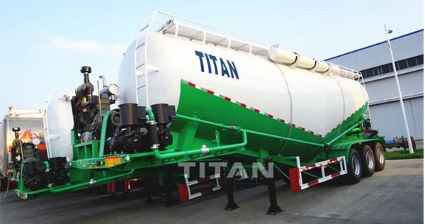 Transport of Dry Bulk Cement Tanker Trailer-Cement Tanker Trailer for Sale in Philippines