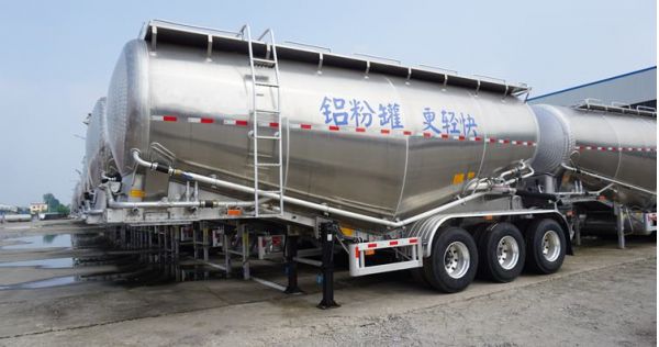 Advantages of Aluminum Alloy Materials Used in Powder Tanker Trailer