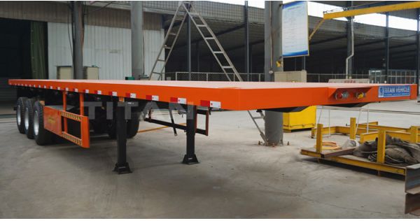 The importance of steel materials to TITAN 40 ft flatbed trailer