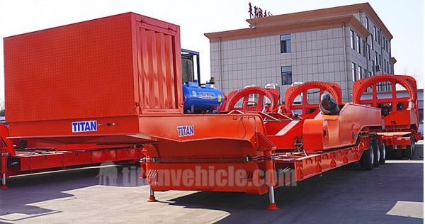 Windmill Blade Trailers Used in Vietnam