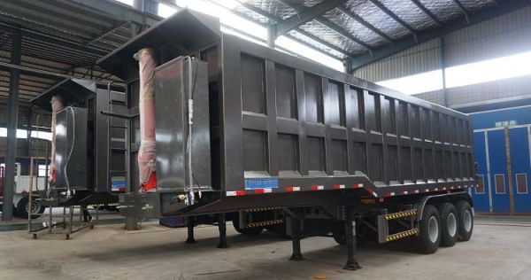 3 axle end dump trailer for sale - End dump trailers safety tips