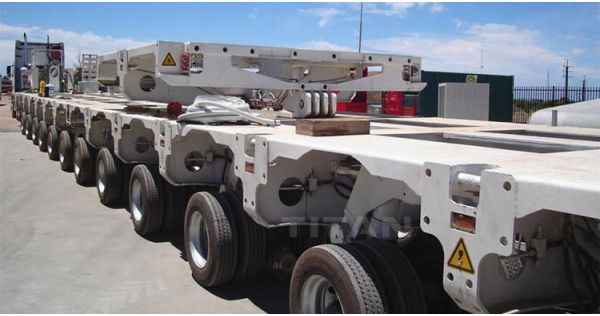Self propelled modular transporter trailer for sale - TITAN Vehicle