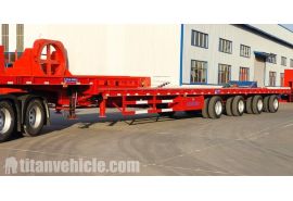 Extendable Windmill Blade Transport Trailer is testing and will be sent to Vietnam Danan