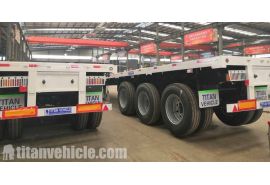 3 Axle Flatbed Trailer and Sidewall Trailer for Sale in Ghana