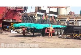 3 Axle 60Ton Fence Semi Trailer will be sent to Sudan Khartoum