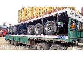 Tri Axle Flat Deck Trailer will be send to Malawi MWBLZ