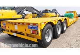 3 Axle Lowboy Gooseneck Trailer for Sale in Namibia, and will be sent to Namibia