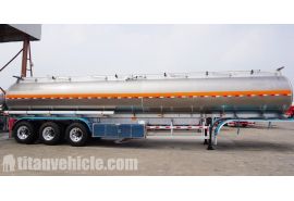 42CBM Tri Axle Aluminum Fuel Tanker Trailer will be sent to Zimbabwe