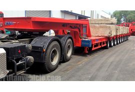 120 Ton Telescopic Trailer for Sale will be sent to Vietnam