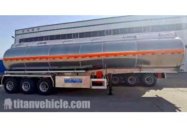 Tri Axle 45000 Liters Stainless Steel Fuel Tanker Trailer will be sent to Mauritius
