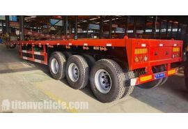Tri Axle Flatbed Trailer for Sale in Chile Valparaíso