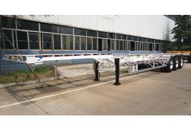 3 Axle 40 Foot Container Chassis Trailer will be sent to Zambia Lusaka