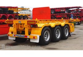  3 Axle 40ft Skeleton Trailer will be sent to Sudan khartoum