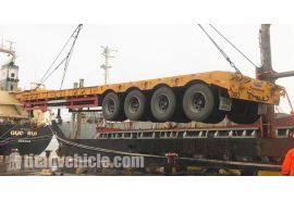 80 Ton Lowbed Semi Trailer for Sale In Chile Valparaíso