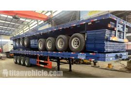 4 Axle Fence Cargo Truck Trailer for Sale in Guyana georgetown,gy
