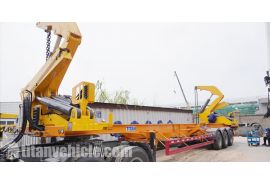 40 Ton Side Loader Container Trailer will be sent to Cote d'Ivoire