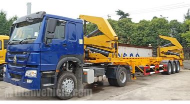40FT Container Side Loader Truck Trailer will be sent to Fiji