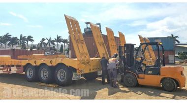 Tri Axle Low Bed Truck Feedback from Senegal Customer