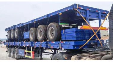 Tri Axle 40T Drop Side Trailer will be sent to Zimbabwe