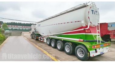 5 Axle 65cbm Bulk Cement Tanker will be sent to Nigeria