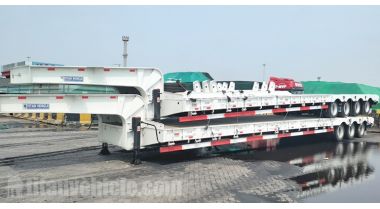 3/4 Axle Low Loader Trailer will be sent to Mozambique