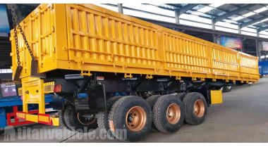 Tri Axle Side Tipper Trailer will be sent to Congo