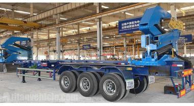 40ft Container Side Lifter Trailer will be sent to Djibouti