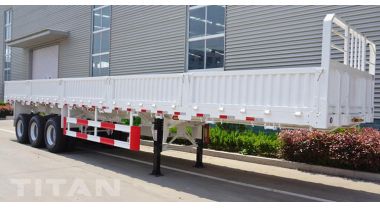 3 Axle Sidewall Cargo Semi Trailer for Sale in Botswana