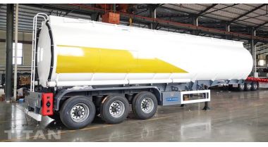 45000 Liters Petrol Tanker Trailer Ready Ship to Namibia
