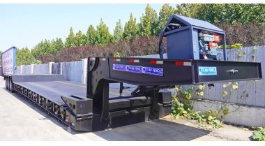 Tri Axle Hydraulic Detachable Gooseneck Trailer Ready Ship to Guyana