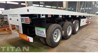 40 Foot Flatbed Trailer for Sale will be sent to Guyana