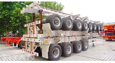 3 Units of 4 Axle Container Chassis Trailer will be sent to Ghana