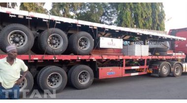 Tri Axle Sideboard Trailer Feedback from Tanzania Customer
