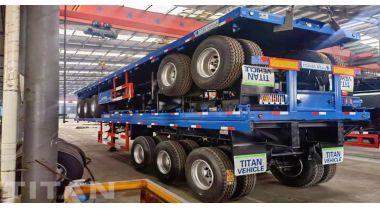 3 Units of 40 ft and 20 foot Flatbed Trailer will be sent to Mauritius