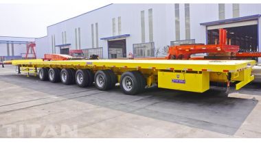 62 Meters Extendable Blade Transport Trailer will be sent to Vietnam