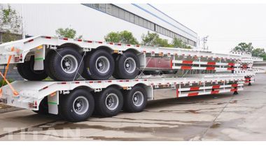 3 Axle 60 Tons Lowbed Trailers will be sent to Jamaica