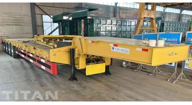 4 Axle 120 Ton Low Bed Truck will be sent to Kenya