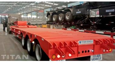 Tri Axle Low Loader Trailer will be sent to Botswana
