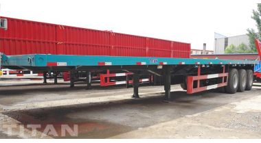 Tri Axle 40ft Flatbed Container Trailer for Sale in Kenya