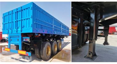 3 Axle 34 Ton Side Tipper Trailer will be sent to Ghana