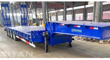 4 Axle Low Bed Truck with Airbag Suspension will be sent to Namibia