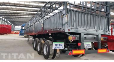 Tri Axle 60 Ton Animal Transport Fence Trailer for Sale in Kenya