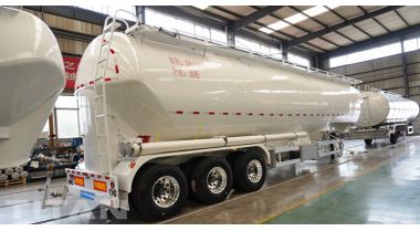 Wheat Flour Tanker Trailer Ready Ship to Zimbabwe