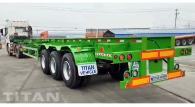 40ft Container Transport Semi Trailer Chassis will be sent to Cote d'Ivoire